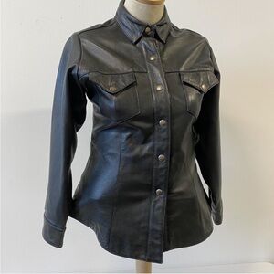 Easyriders tailored leather shirt/jacket.